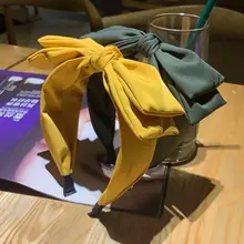 Faixa de cabelo grande, faixa de cabeça de tecido, grande, da moda, para mulheres, acessório (3)