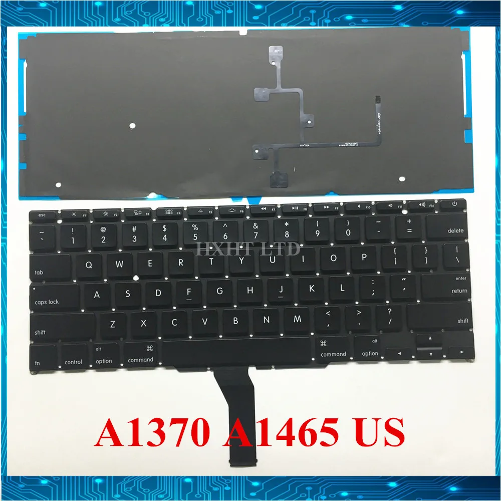 Новая клавиатура A1370 A1465 US USA с подсветкой для Macbook Air 11 &quotA1370 Клавиатура ноутбука