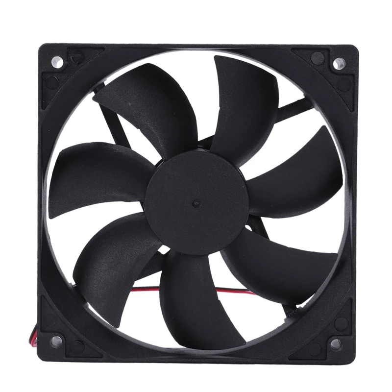 

120mm x 25mm 12V 2Pin Sleeve Bearing Cooling Fan for Computer Case