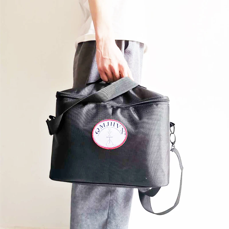 

High Quality Acrylic Shisha Set With Led Light Portable Travel Hookah Bag Shisha Bowl Narguiles Sheesha Narguile Smoking Accesso