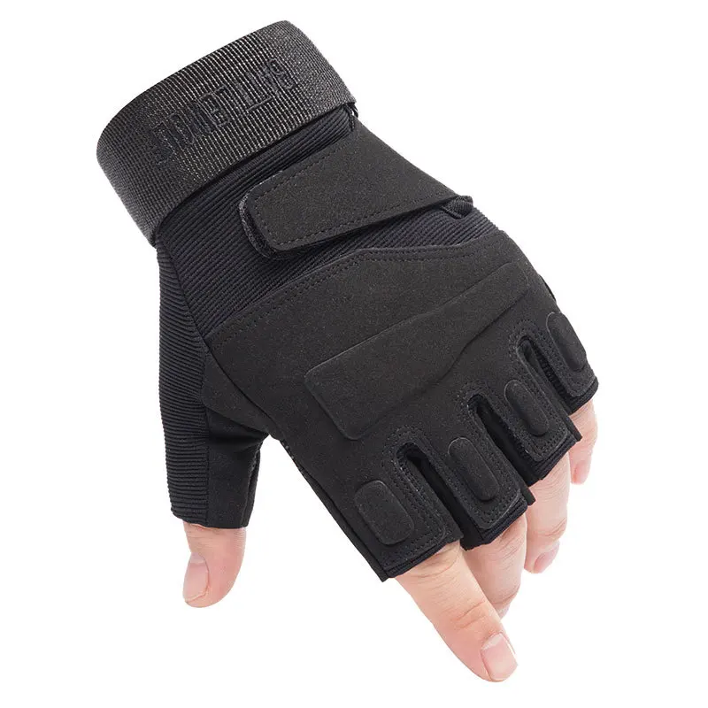 Тактические перчатки для езды на мотоцикле фитнеса полупальцев спецназ боевые