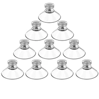 40mm transparent m4 threaded rod suction cup kitchen wall mounted furniture fixture strong sucker