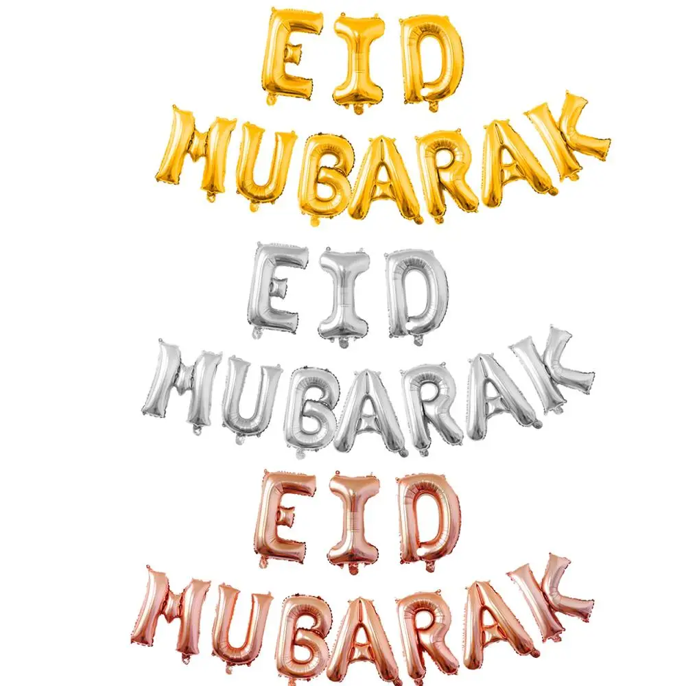 

QFU Led light Happy Eid Mubarak Ramadan Wooden Eid Mubarak Decoration For Home Moon Islam Mosque Muslim Hanging Pendant Supplies