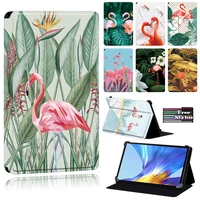 cover case for huawei enjoy tablet 2 10 1matepad10 410 8pro 10 8t8honor v6 dust proof flamingo leather tablet case