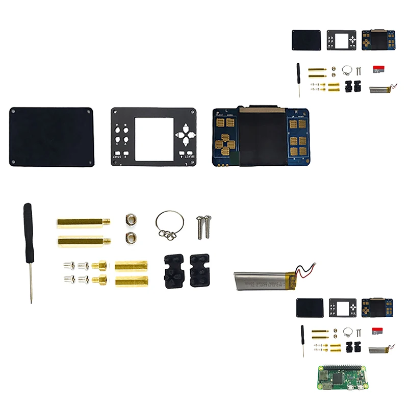 

Для Raspberry Pi Zero W Pi0 комплект игровой консоли 1,54 дюймовый ЖК-дисплей