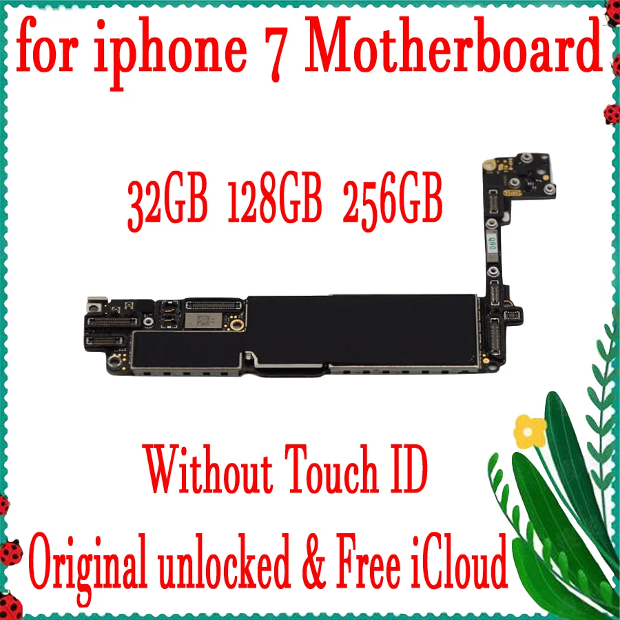 32 Гб 128 ГБ 256 для iphone 7 4 дюймовая материнская плата с сенсорным ID/без сенсорного ID