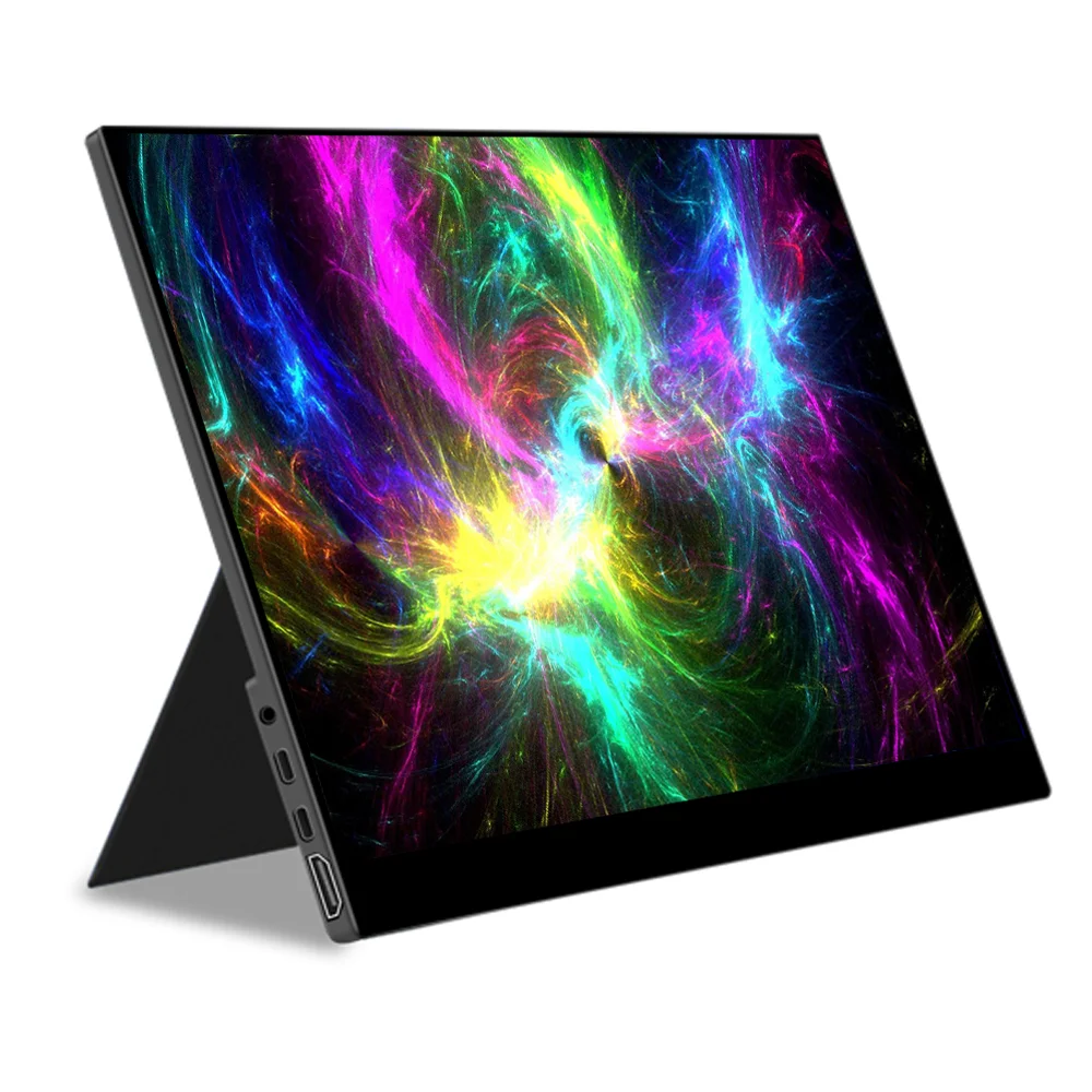 Новейший 14 дюймовый портативный монитор 3840x2160p 4K IPS FHD с HDMI Type C USB для мобильного ПК