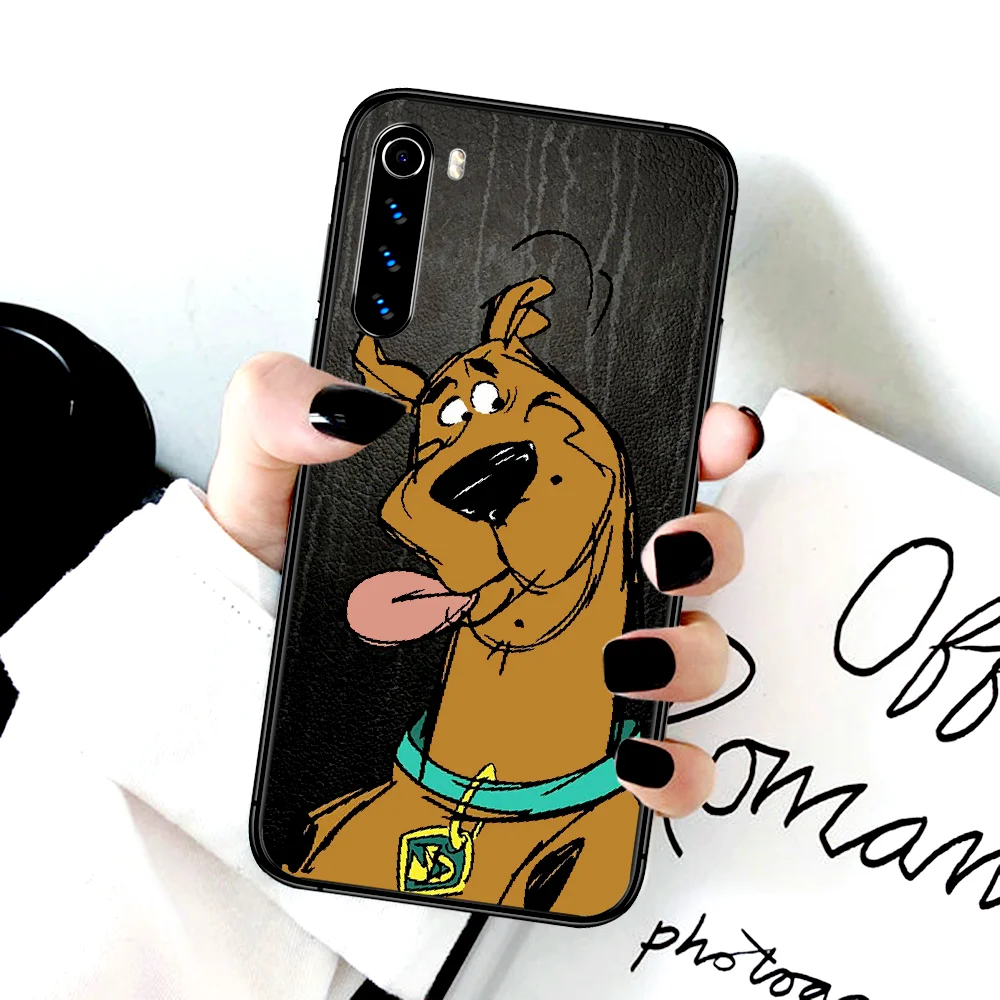 

Scooby-Doo Cute Dog Phone Case For Xiaomi Redmi Note 7 8 8T 9 9S 4X 7 7A 9A K30 Pro Ultra black Shell Fashion Waterproof Soft