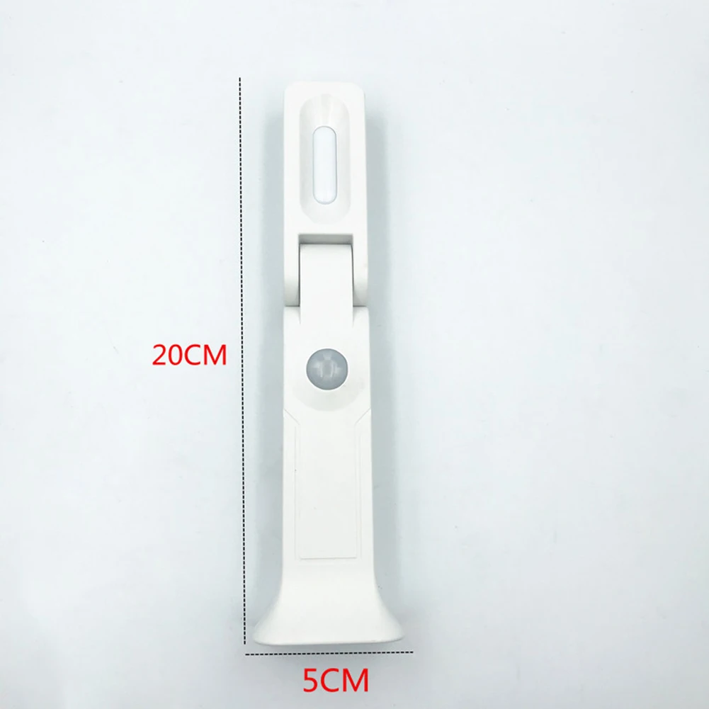 

5x20cm LED Motion Sensor Lights USB Rechargeable Human Body Induction Folding Portable Bedroom Night Lamps Cabinet Wall Lamp