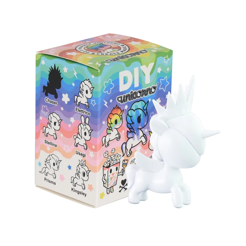 

Tokidoki Genuine Unicorn DIY Series Stellina Kingsley Prisma Elettrico Usagi Blind Box Cute Action Figure Ornament Girl Gifts