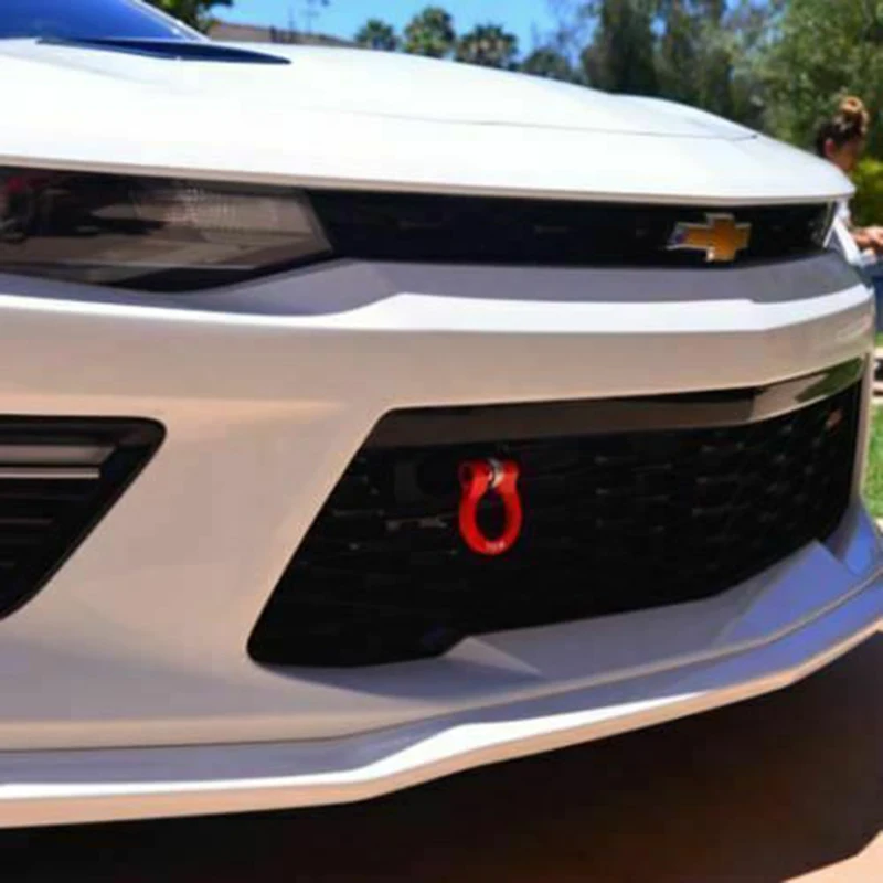 Красный трек Гонки JDM стиль CNC алюминиевый крюк для Chevrolet Camaro 2016-Up | Автомобили и