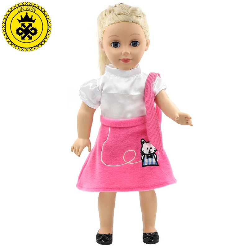 Женское Кукольное платье рубашка 18 дюймов MG159|girl doll dress|american girl dressdoll dress |