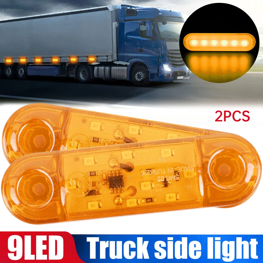 2 шт. светодиодный 24 в боковой габаритный светильник задний индикаторный s