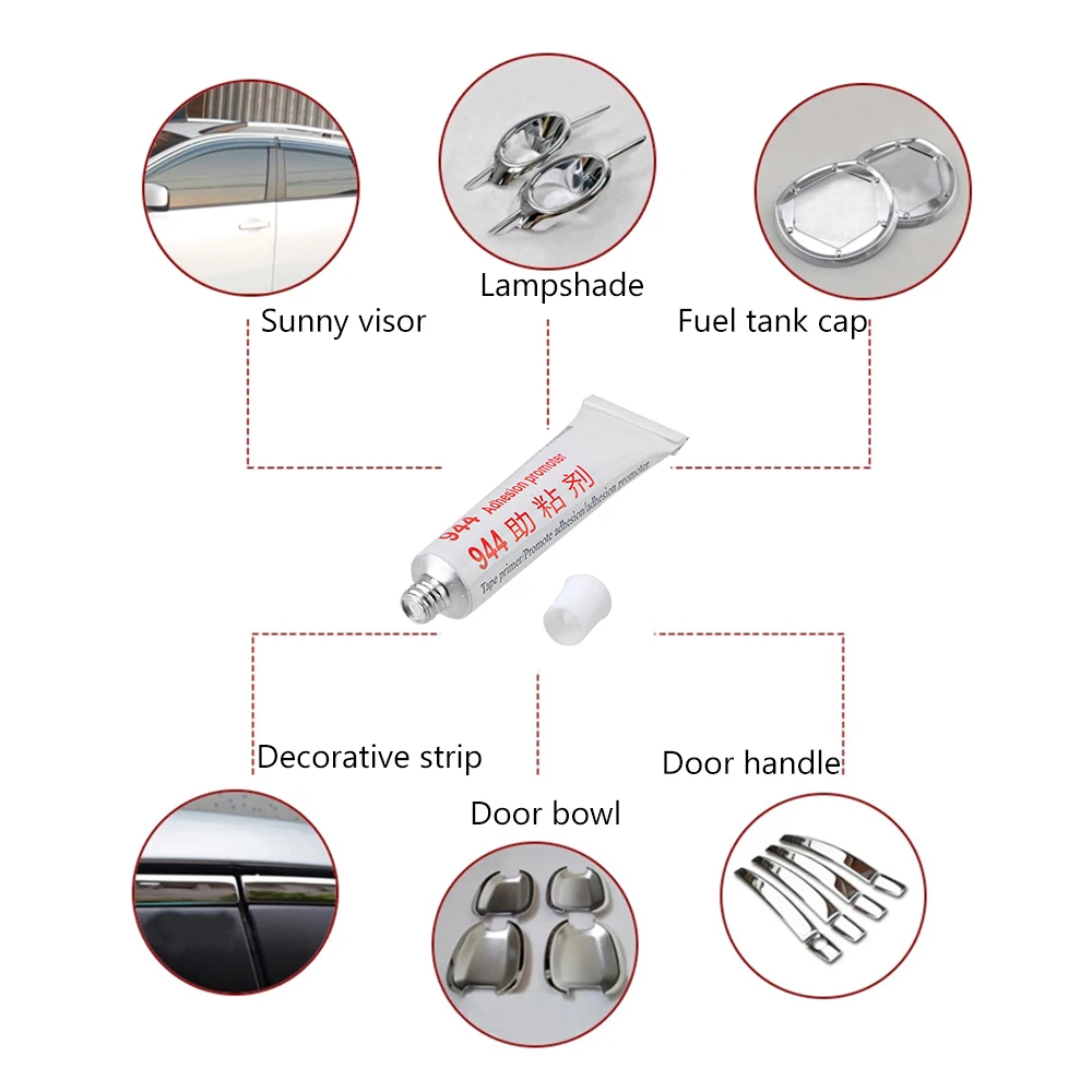 3 мл! Бесплатная доставка! 944 адгезии быстрый клей автомобиля Стикеры праймер