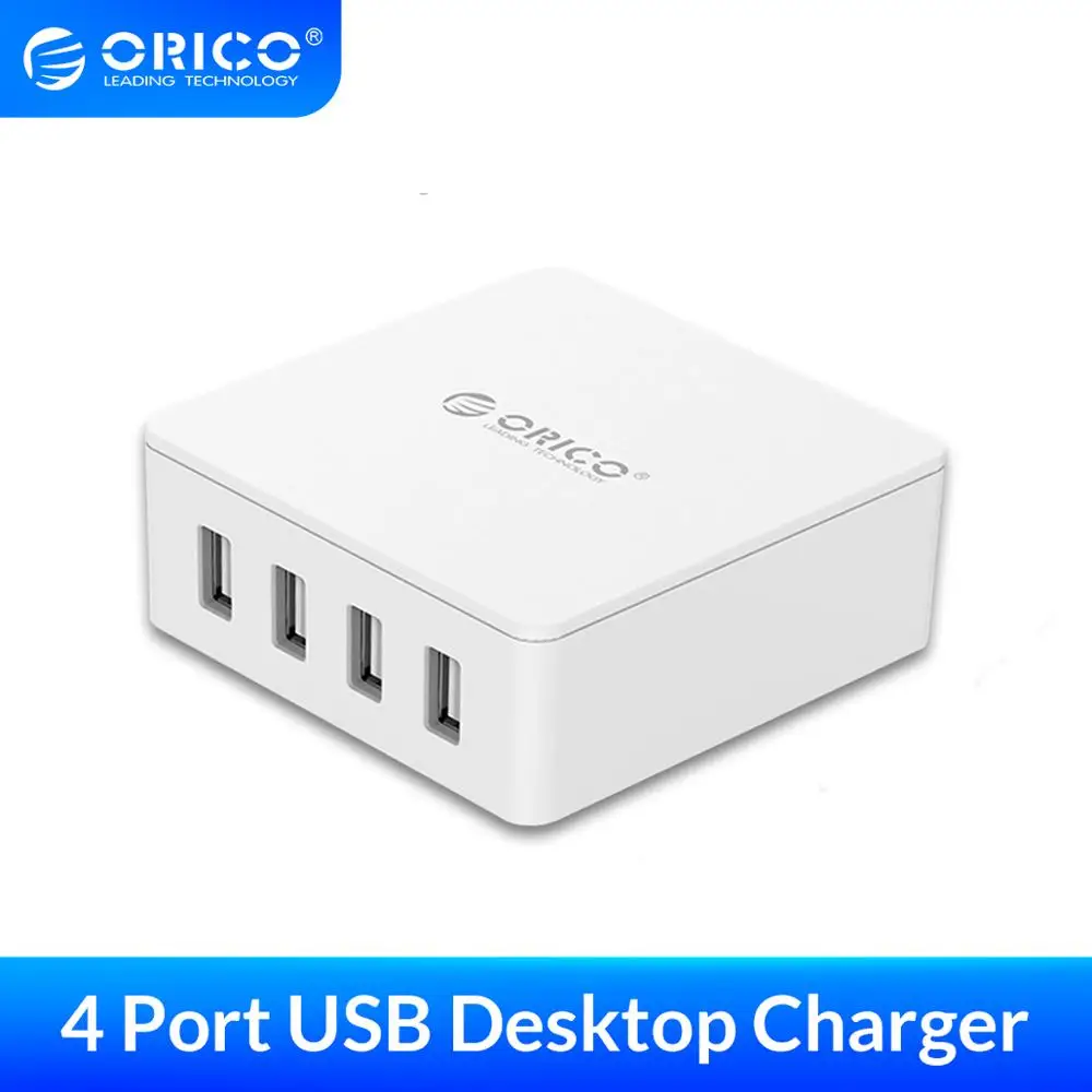 ORICO 5 портов настольное зарядное устройство QC 2 0 40 Вт макс USB быстрое телефонное