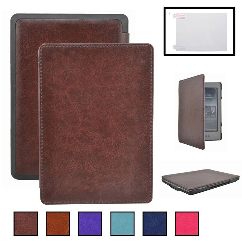 Кожаный чехол для планшета Amazon Kindle4 6 дюймов Kindle5 (Kindle 4 й и Kindle 5 й) с бесплатным