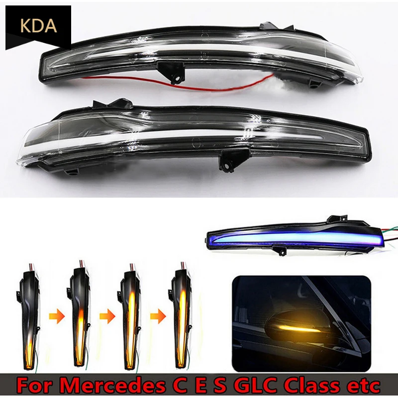 Светодиодный светильник 2 шт. для Mercedes Benz C E S GLC W205 X253 W213 W222 W447|Зеркала и крышки| |