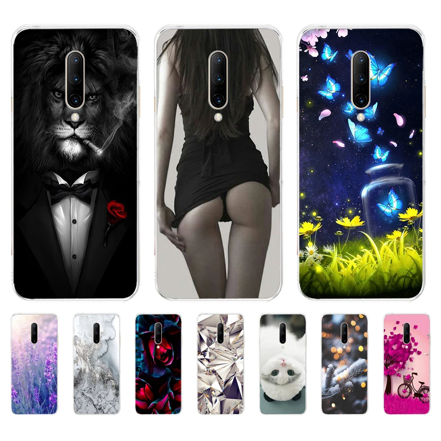 For Oneplus 7T Case Silicone Soft TPU Phone Cover For One plus 7 pro 6T  cases oneplus 7 oneplus 6T  Clear Coque