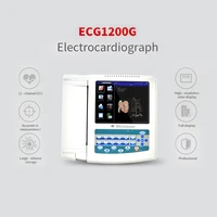 contec ecg1200g digital 12 channellead cetouch screen ekgpc sync software electrocardiograph free shipping