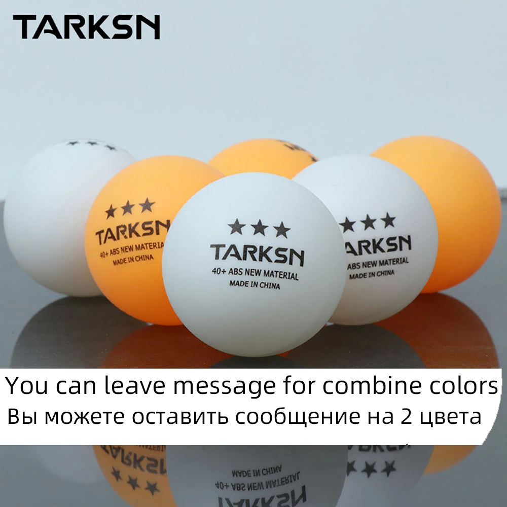 Мячи для настольного тенниса TARKSN 30/50/100 шт. 3 звезды 40 + ABS новые пластиковые белые