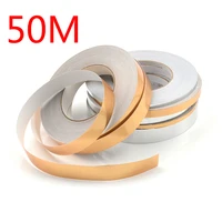 1 roll 50m5mm 50m10mm double layer copper foil tape strip adhesive high temperature tape