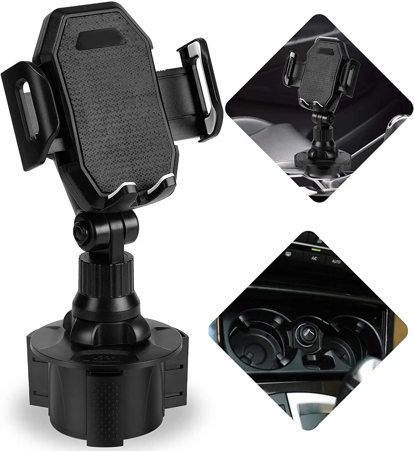 

Universal Car Telephone Stand Cup Holder Drink Bottle Mount Support Smartphone Mobile Phone Accessories This is One Holder