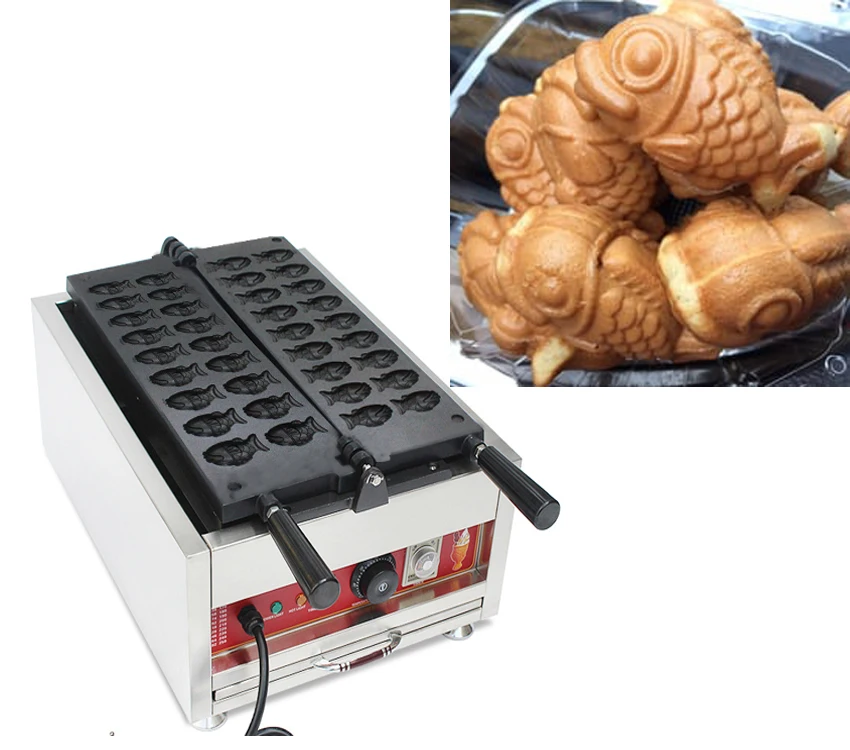 Газовый тип 18 шт./тарелка Мини Taiyaki чайник машина Клоун Рыба вафельница