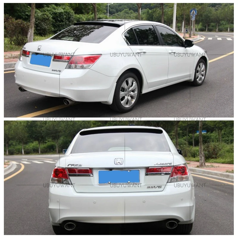 Для Honda Accord 2008 2009 2010 2011 2012 2013 спойлер на крыше автомобиля ABS Материал задний