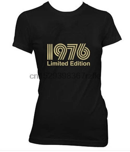 Женская футболка с золотым текстом все размеры # Черный ограниченная серия