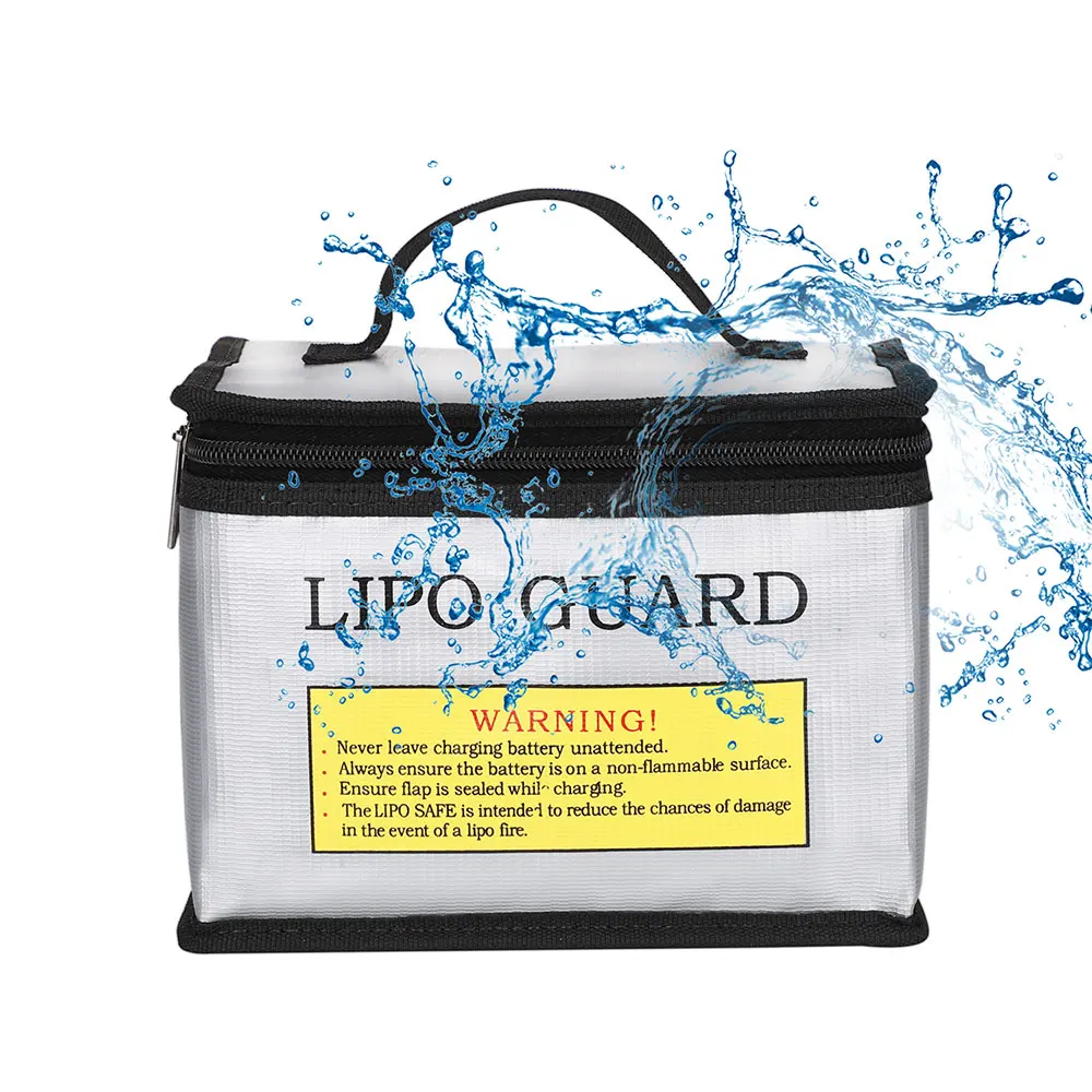 Bolsa de seguridad ign&iacute;fuga para bater&iacute;a LiPo, bolsa de carga port&aacute;til a prueba de explosiones, resistente al fuego-2
