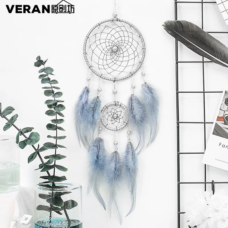 

Dreamcatcher ловец снов Wall Home Decoration Feathers Hand-Woven Ornaments Birthday Graduation Gift Wall Hanging Decor For Car