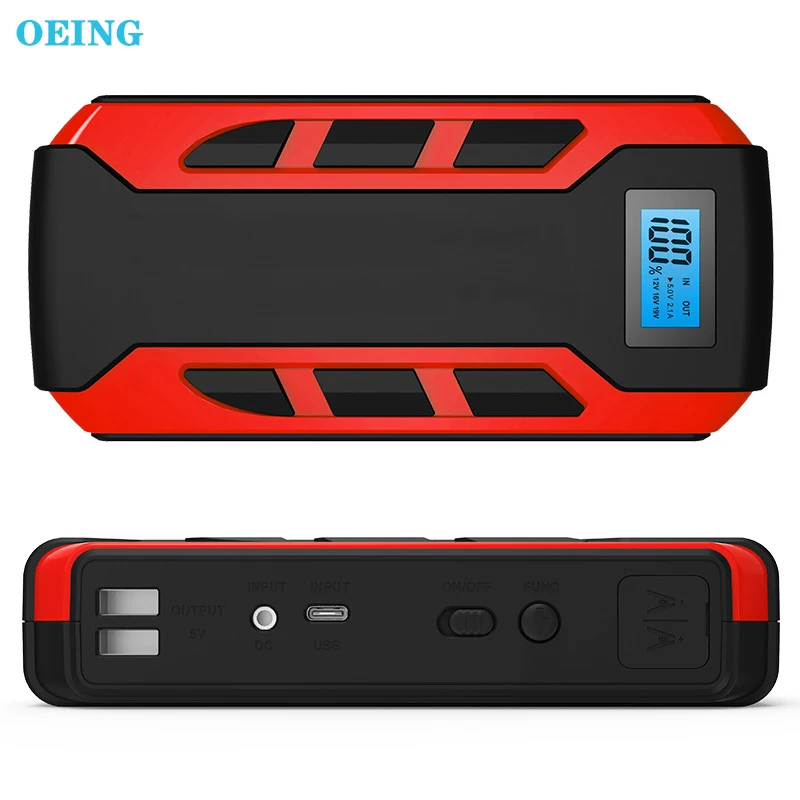 

OEING 20000mAh Jump Starter Emergency Jump starter Battery Power Bank Auto Booster Peak Amper 1500A for All Gas and 7L Diesel