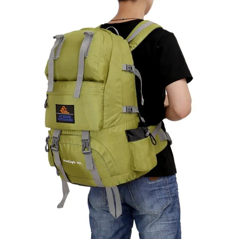 50L водонепроницаемый рюкзак для альпинизма мужчин и женщин нейлон большой