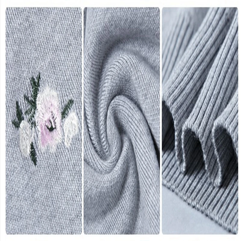 OHCLOTHING 2021 осенний свитер для женщин вышивка вязаный зимний женский и пуловер