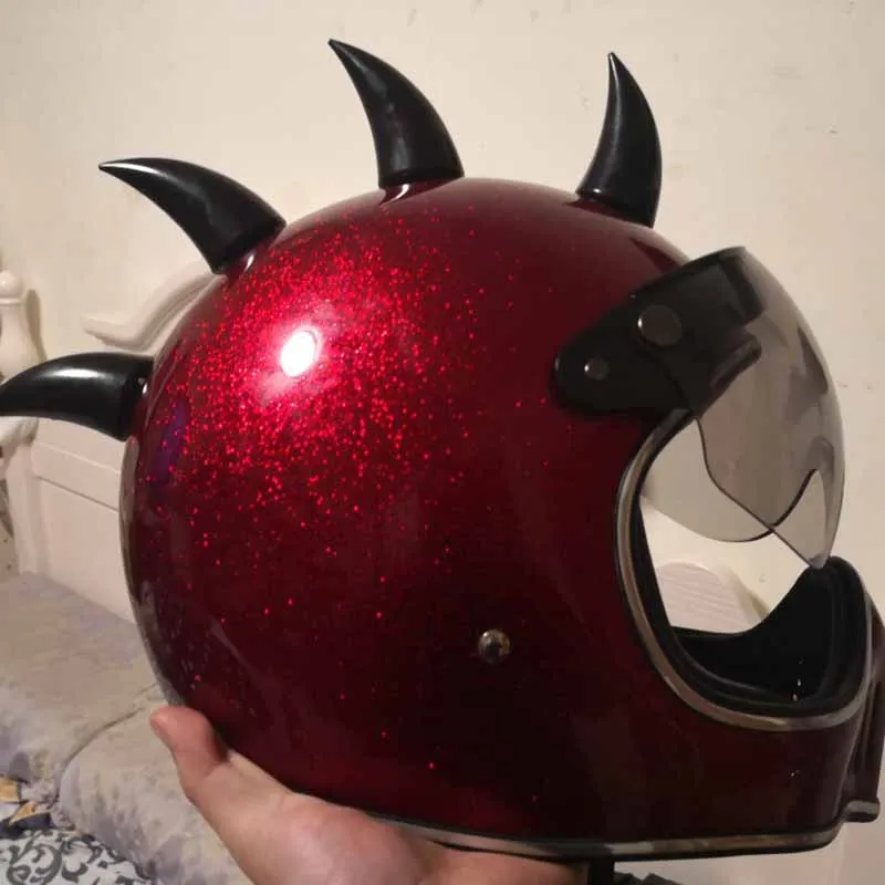 Прямая поставка 1 Пара мотоциклетный шлем рог с присоской для мотокросса