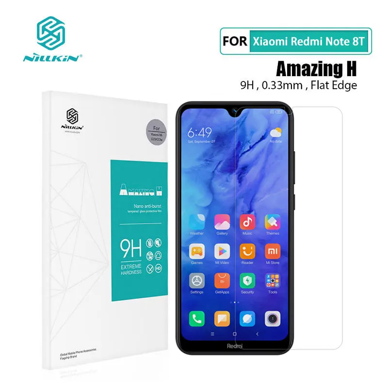 Redmi Note 8T стекло Nillkin H 0 33 мм защита для экрана из закаленного стекла Xiaomi Примечание