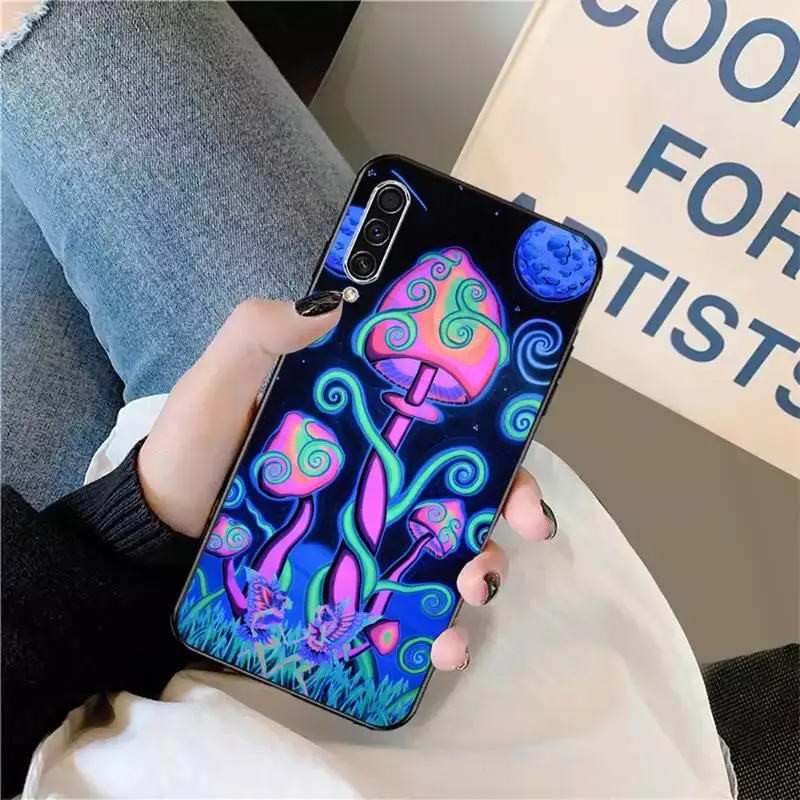 

Weird Trippy Mushroom Psychedelic Art Phone Case For Samsung galaxy S 9 10 20 A 10 21 30 31 40 50 51 71 s note 20 j 4 2018 plus