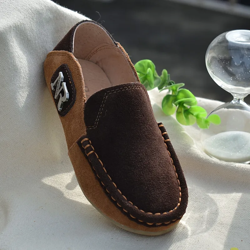 Цветная спортивная обувь из натуральной кожи и нубука для мальчиков|genuine leather shoes