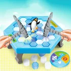 Игрушка-ловушка для льда спасти нгвина, игрушки, забавная настольная игра для родителей, детей, детей, обучающая детская игрушка сделай сам, сборная интерактивная игра