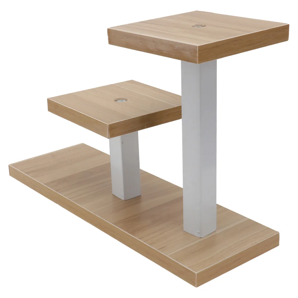 

1PC Tabletop Mini Multi-layer Plant Flower Shelf Wrought Iron Small Flower Shelf