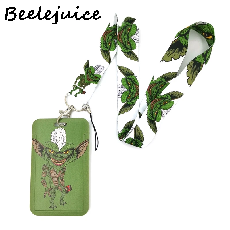 

Green Gremlins Gizmo Horror Lanyard for Keys Phone Cool Neck Strap Lanyard for Camera Whistle ID Badge webbings ribbons Gifts