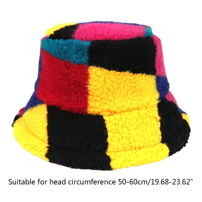 

Bucket Hats Outdoors Protection Fisherman Fuzzy for Men Women in Freezy Winter Autumn Windproof
