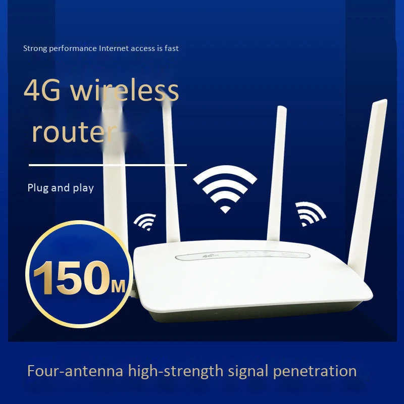 

150 Мбит/с 4G Lte Cpe беспроводной маршрутизатор 3G/4G Мобильный Wi-Fi Hotspot 4 внешних антенны с портом Lan до 32 пользователей Wi-Fi