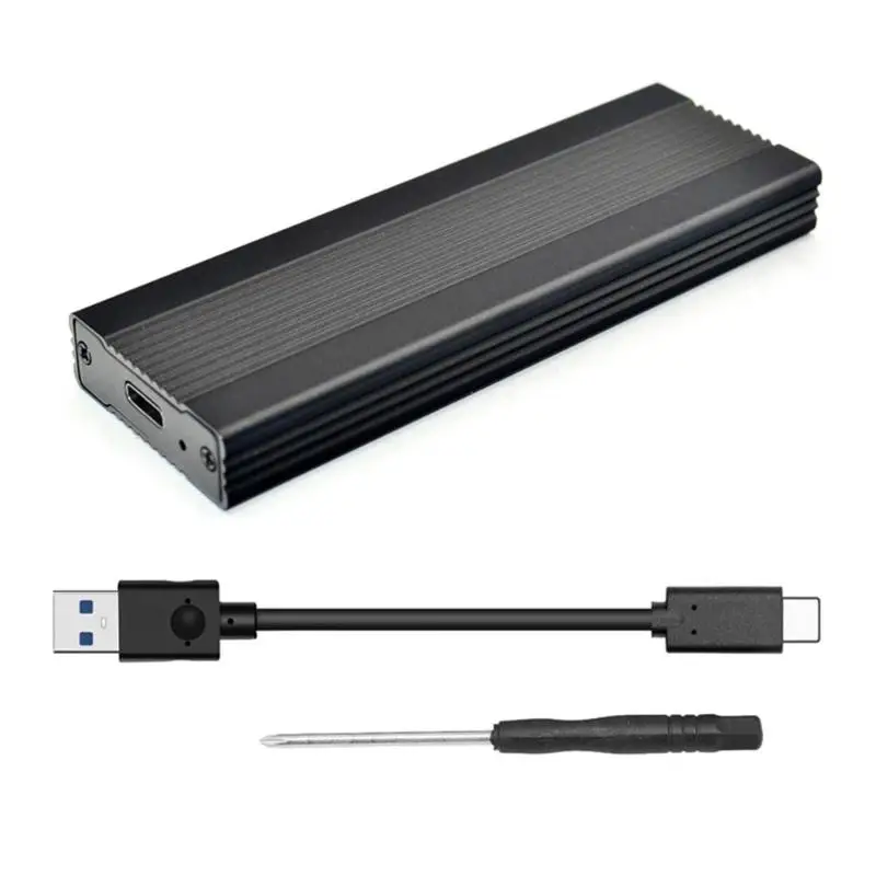 10GbpS GEN2 USB3.1 M.2 NVME Aluminium HDD Enclosure Mobile hard disk portable Box ASM2362 Type C USB 3.1 PCIE SSD M2 Case | Компьютеры и