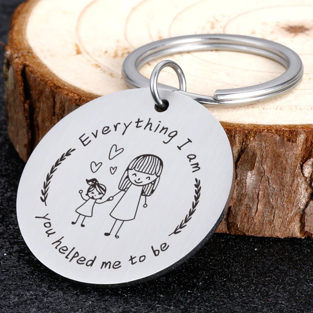 

Mother's Day Gift Keychain for Mom Daughter and Son Child For mother Grateful mother Keyring Present Jewelry Handbag pendant