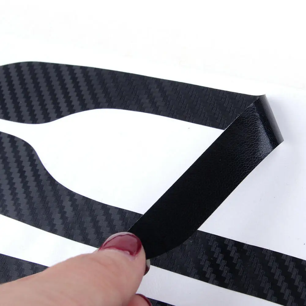 

4pcs Door Handle Decoration Cover Sticker Trim Fit For Tesla Model3 Style Door Handle Decorative Sticker