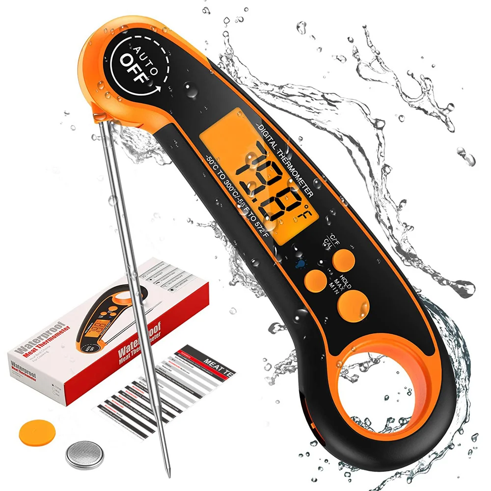 

Electronic Barbecue Barbecue Food Thermometer Fast Display Kitchen Meat Milk Liquid Temperature Detection Food Water Thermometer