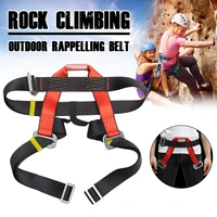 outdoor climbing harness safety belt half body protecting for rock climbing downhill harnesses rappel belt climbing equipment