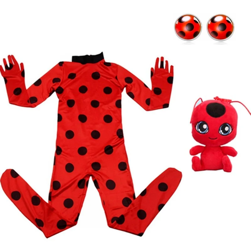 Одежда в горошек с черной кошкой изящные костюмы на Хэллоуин красными жуками для