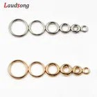 Соединительные кольца для изготовления ювелирных изделий, золотистые, Родиевые, пластиковые, 50 шт.лот, 8-21 мм